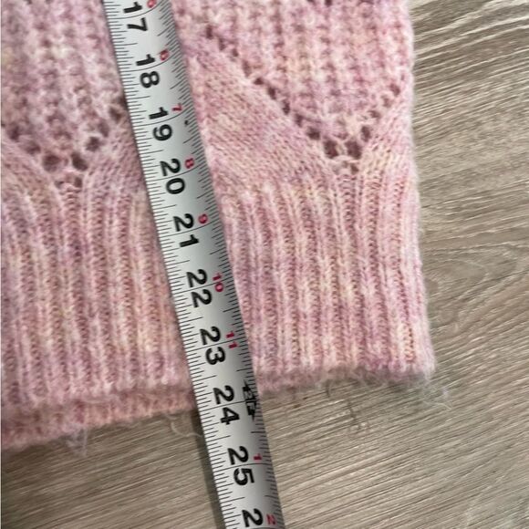 Aqua Womens Stitched Knit Crewneck SweaterXS - Picture 5 of 5